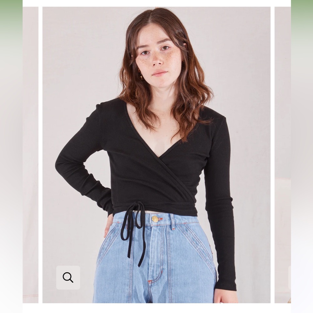 Big Bud Press - Wrap Top - Basic Black